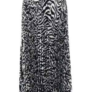 Karl Lagerfeld animal-print pleated skirt