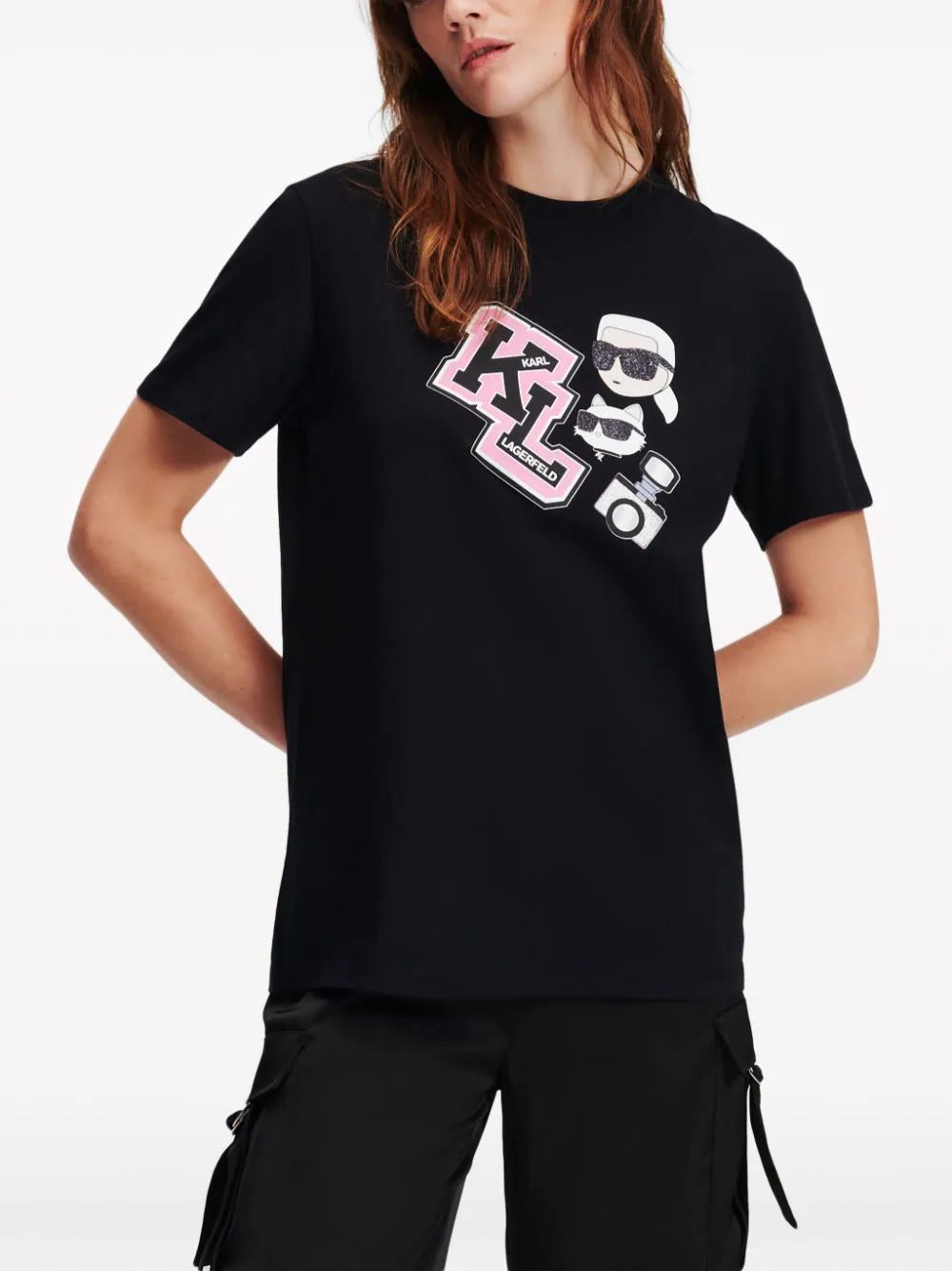 Karl Lagerfeld Ikonik organic cotton T-shirt - Image 3