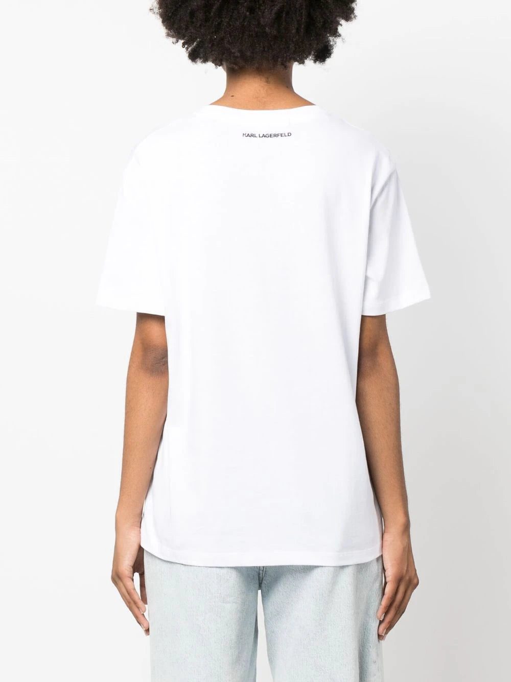 Karl Lagerfeld Ikonik Varsity oversized T-shirt - Image 4