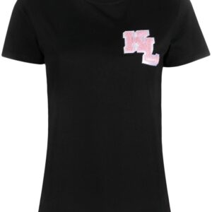 Karl Lagerfeld Kl logo-patch organic cotton T-shirt