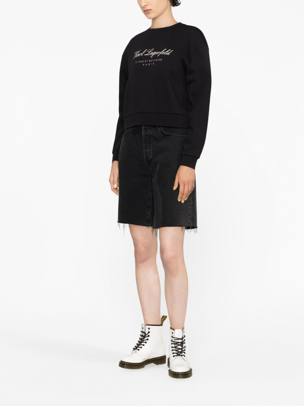 Karl Lagerfeld Hotel Karl crew-neck sweatshirt - Image 4