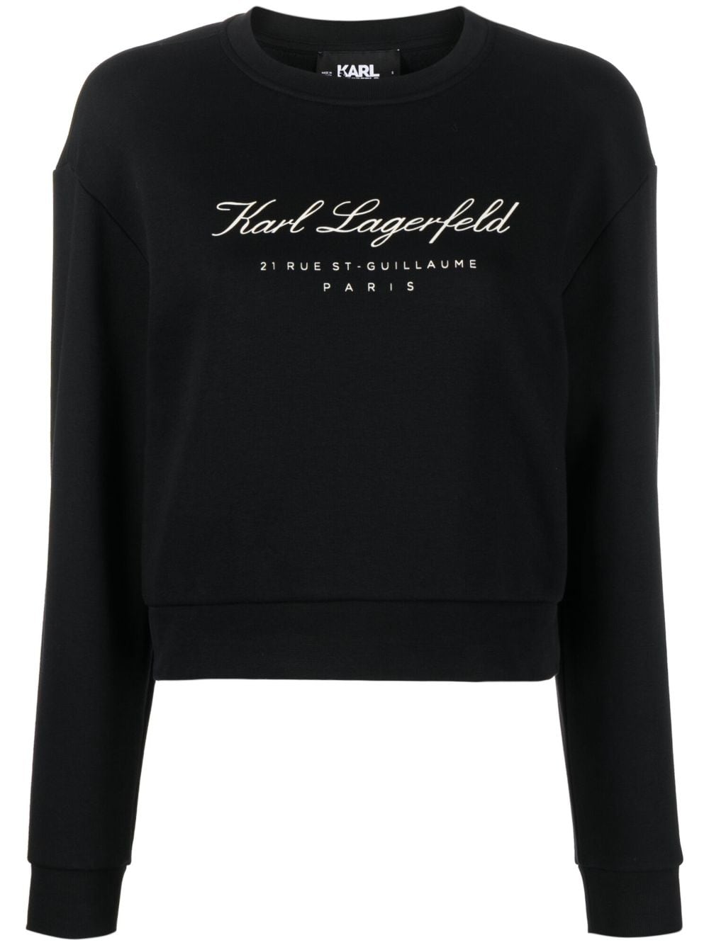 Karl Lagerfeld Hotel Karl crew-neck sweatshirt