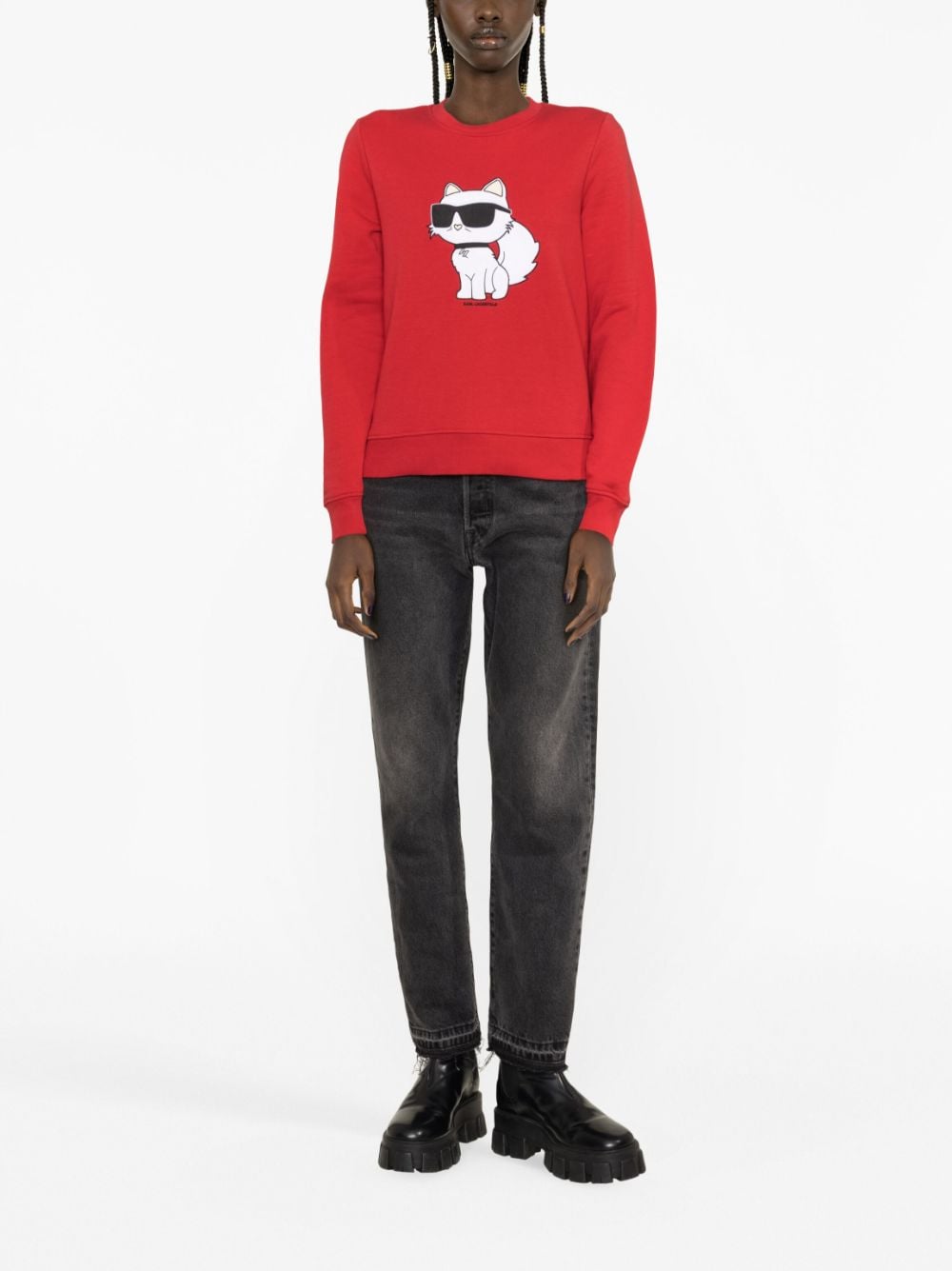Karl Lagerfeld Ikonik Choupette-print sweatshirt - Image 2