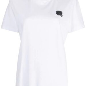 Karl Lagerfeld  Ikonik 2.0 Glitter organic cotton T-shirt