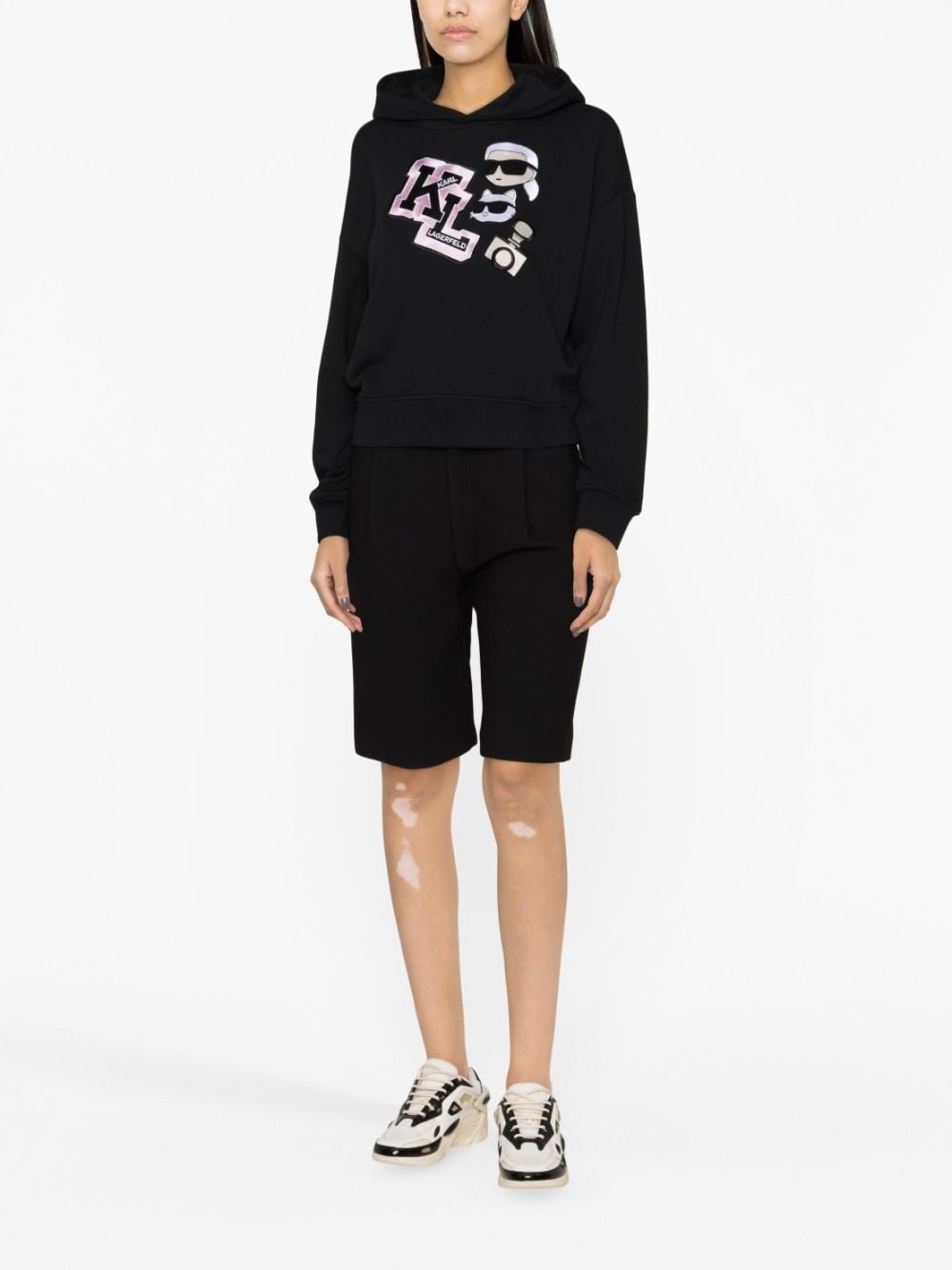 Karl Lagerfeld Ikonik Varsity hoodie - Image 2