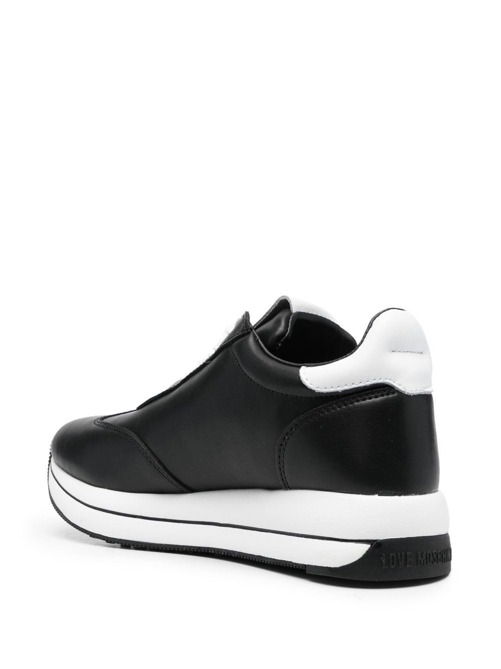 Love Moschino logo-plaque low-top sneakers - Image 3