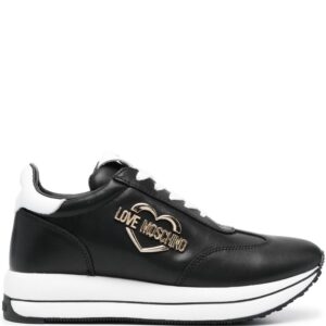Love Moschino logo-plaque low-top sneakers