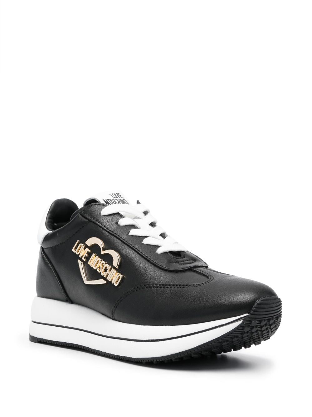 Love Moschino logo-plaque low-top sneakers - Image 2