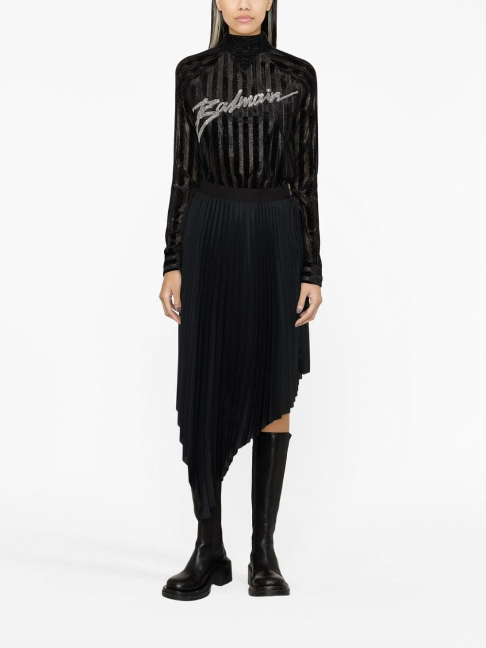 Balmain logo-embellished sweatshirt - Image 3