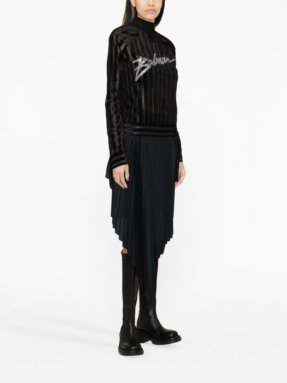 Balmain logo-embellished sweatshirt - Image 2