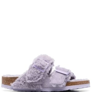 Birkenstock Teddy Split buckled slides