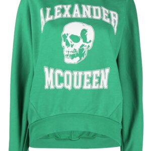 Alexander McQueen  skull-print stretch-cotton sweatshirt