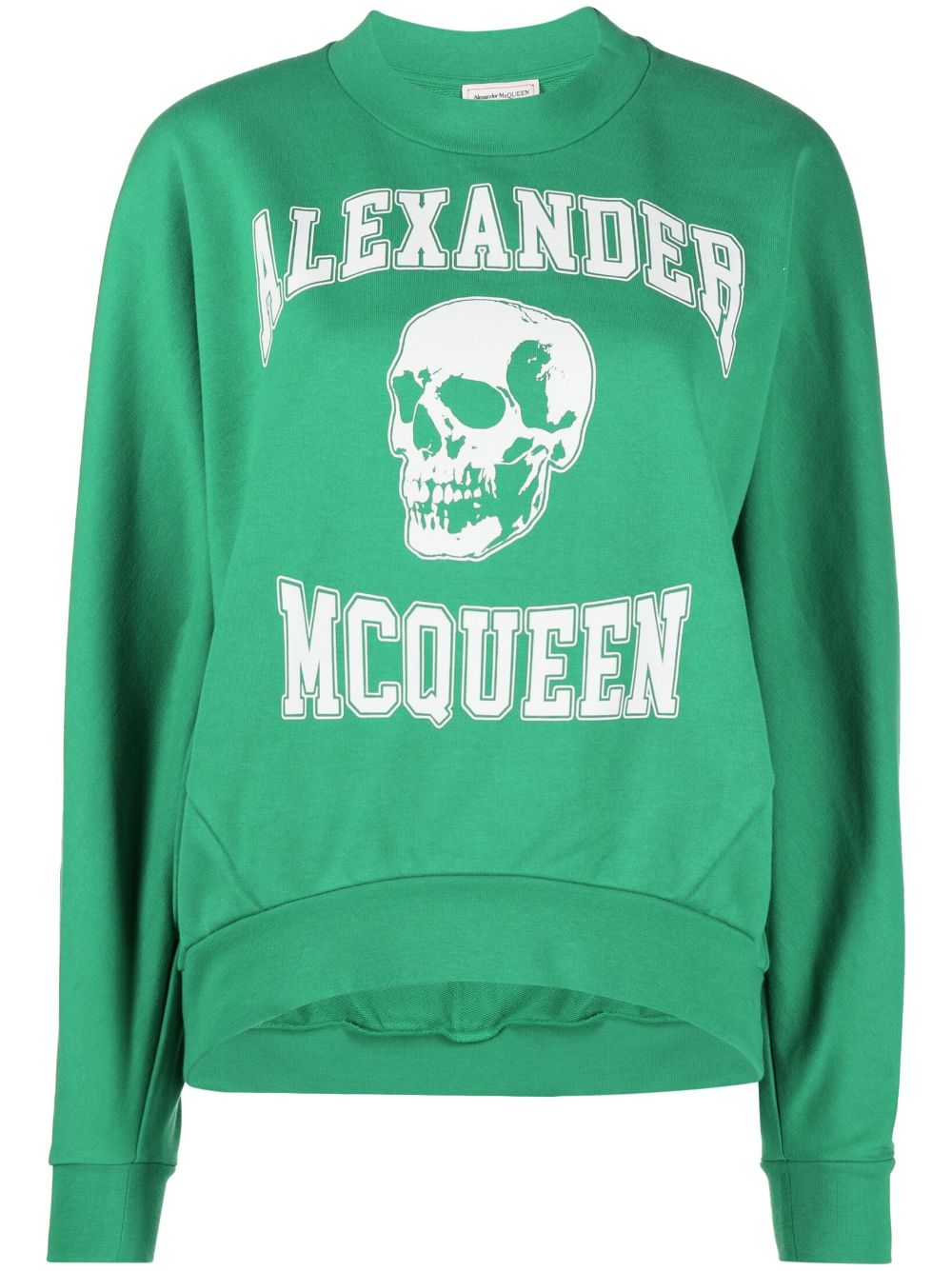 Alexander McQueen skull-print stretch-cotton sweatshirt