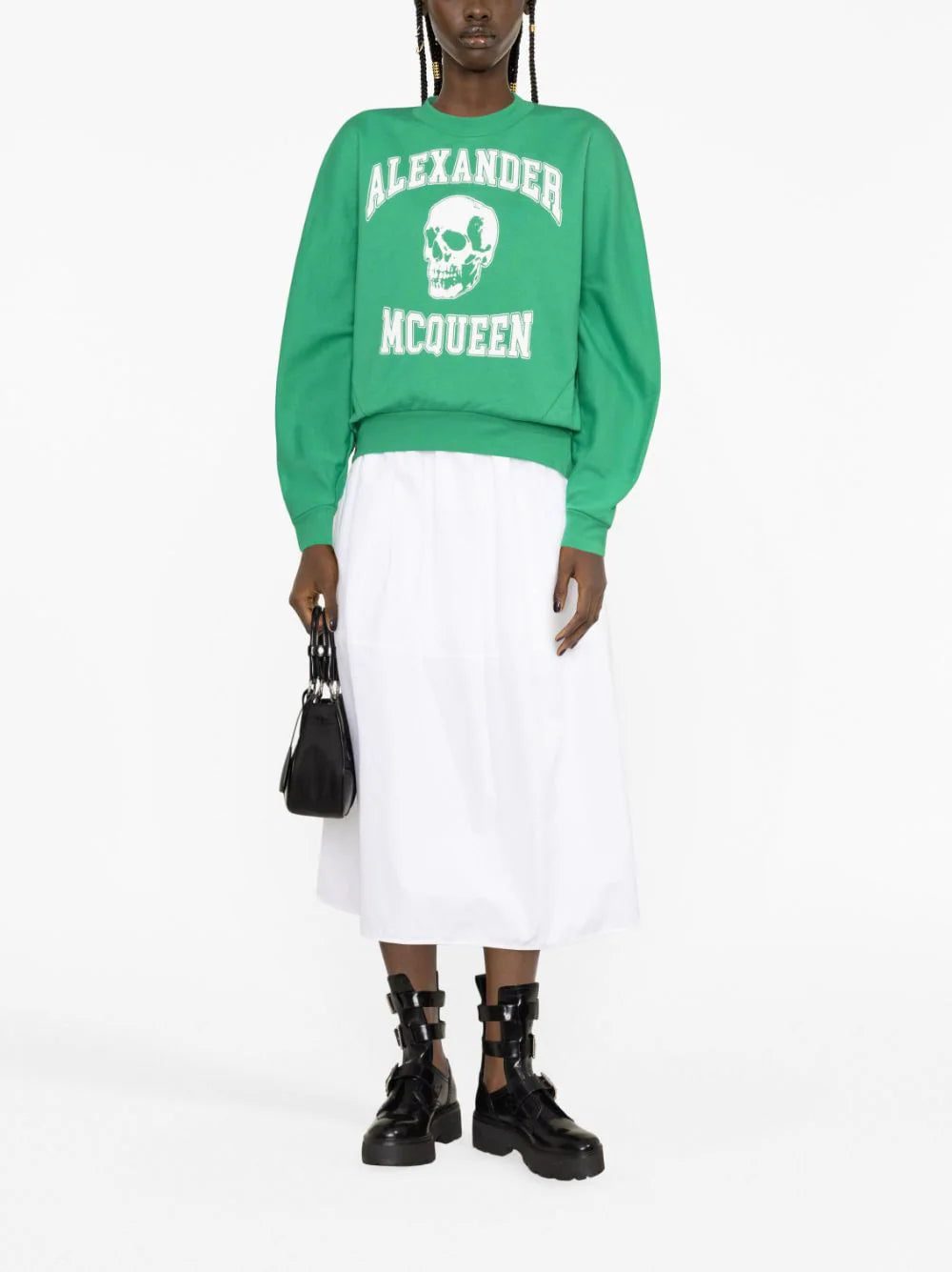 Alexander McQueen skull-print stretch-cotton sweatshirt - Image 2