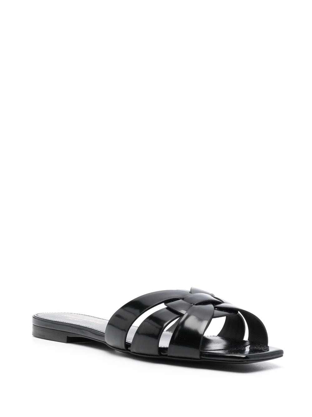 Saint Laurent Tribute leather flat sandals - Image 2