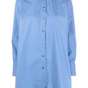 Karl Lagerfeld logo-embroidered cotton shirt