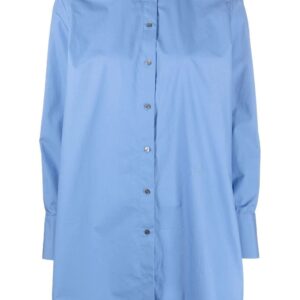 Karl Lagerfeld  logo-embroidered cotton shirt