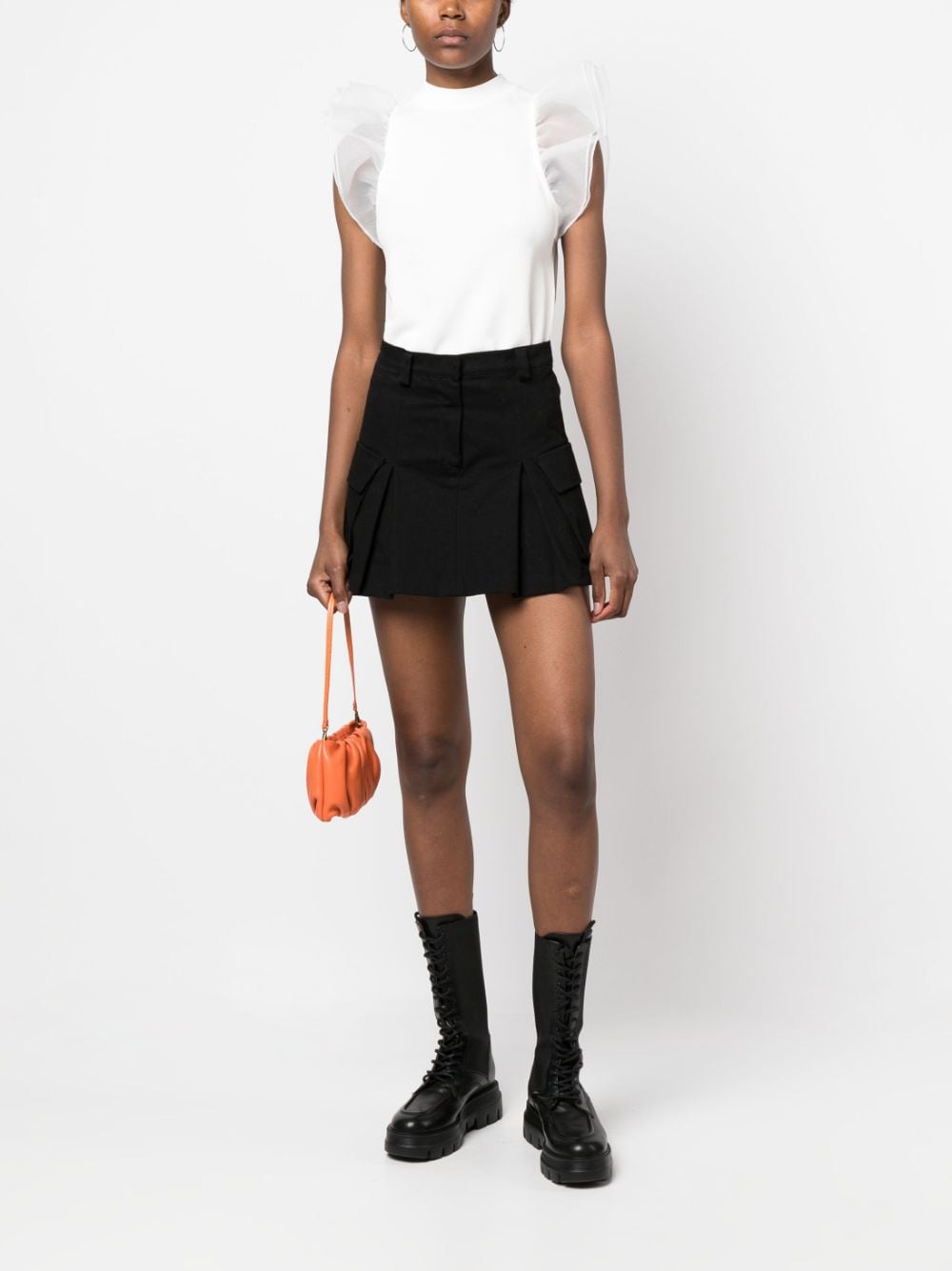 Karl Lagerfeld puff-sleeve knitted top - Image 2