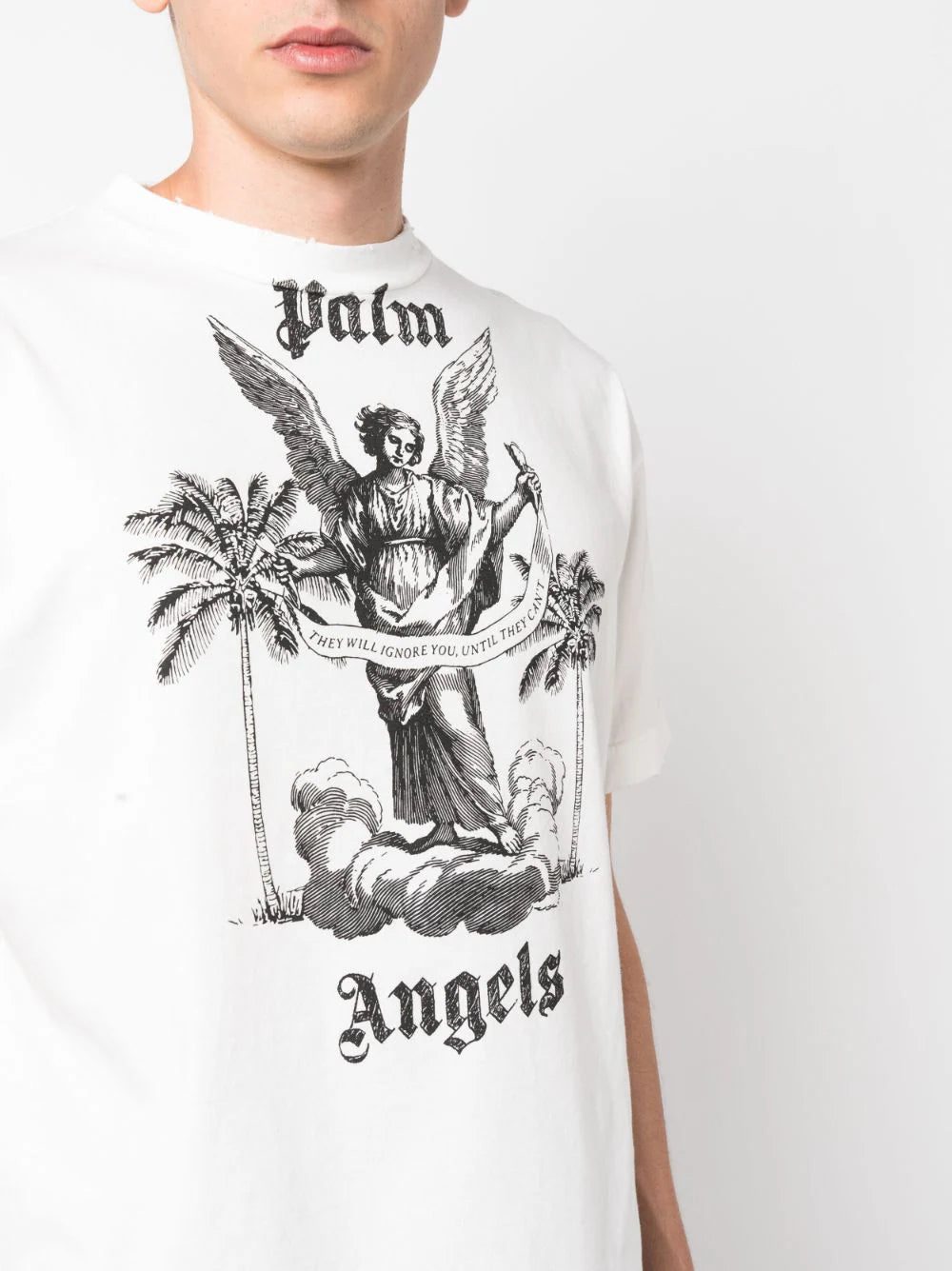 Palm Angels slogan-print cotton T-shirt - Image 4
