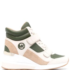 Michael Michael Kors Gentry high-top leather wedge sneakers