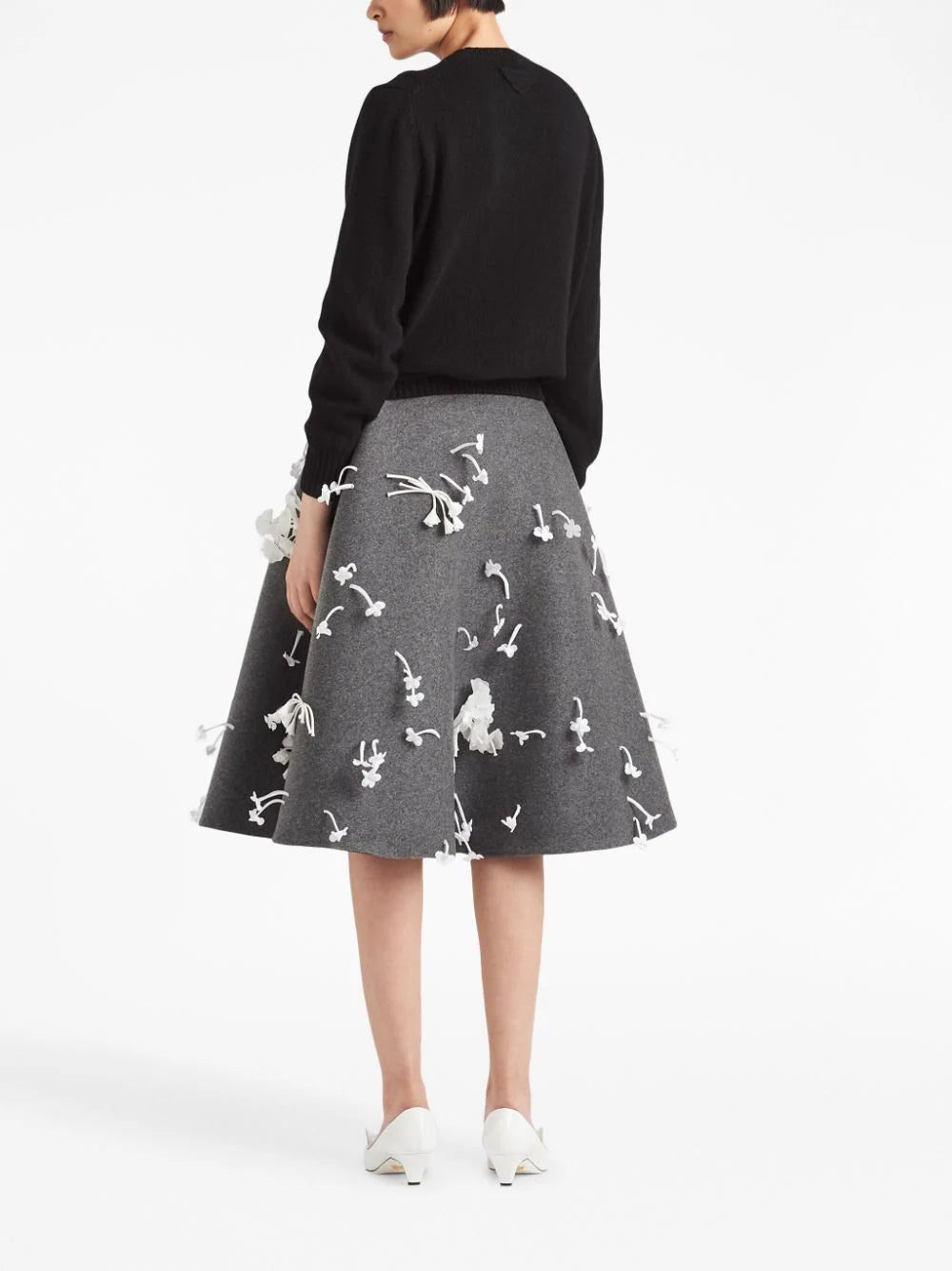 Prada high-waisted A-line skirt - Image 2