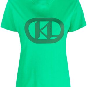 Karl Lagerfeld logo-print organic cotton T-shirt