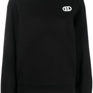 Karl Lagerfeld logo-print drop shoulder sweatshirt