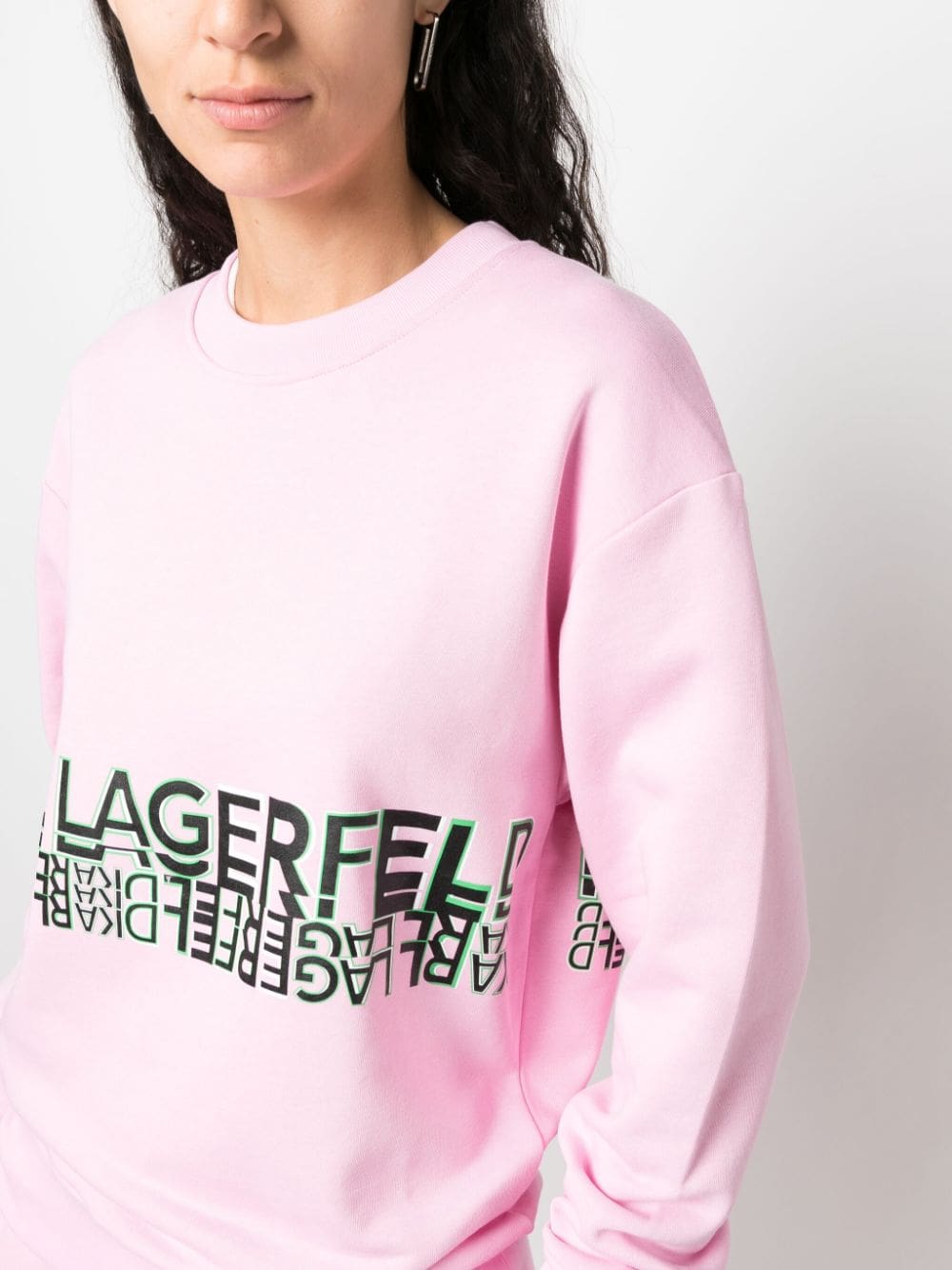 Karl Lagerfeld logo-print crew-neck sweatshirt - Image 5