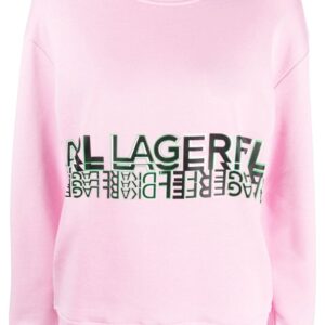 Karl Lagerfeld logo-print crew-neck sweatshirt