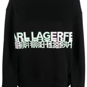 Karl Lagerfeld logo-print crew-neck sweatshirt
