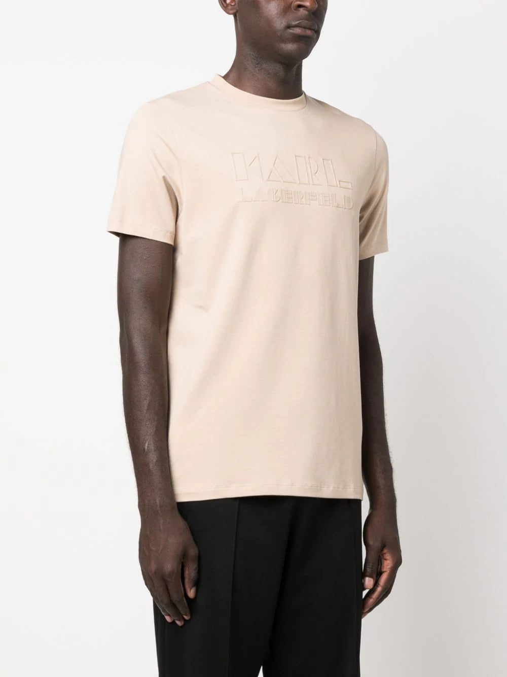 Karl Lagerfeld logo-print cotton-blend T-shirt - Image 3