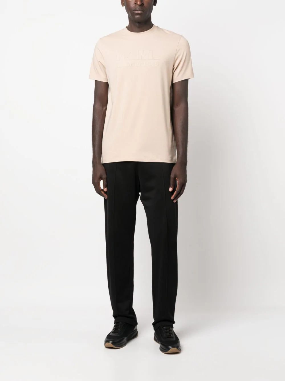 Karl Lagerfeld logo-print cotton-blend T-shirt - Image 2