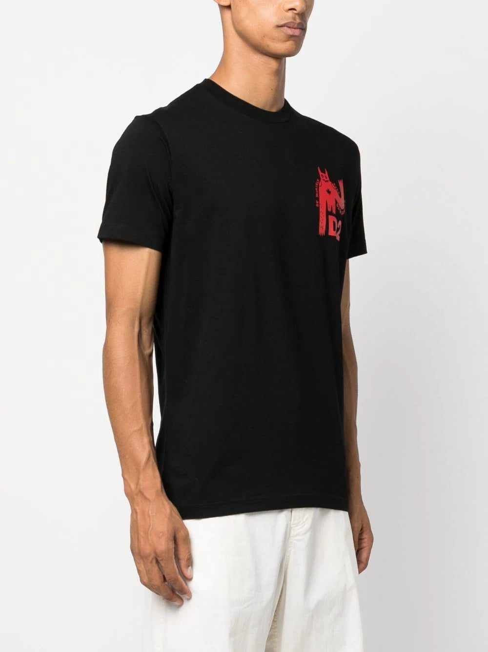 Dsquared2 slogan-print cotton T-shirt - Image 4