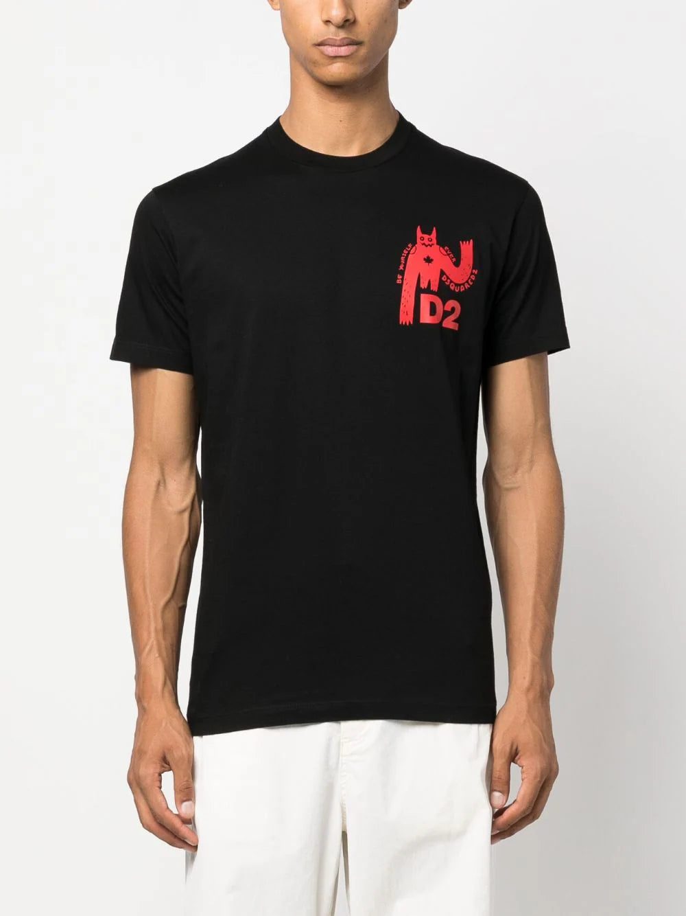 Dsquared2 slogan-print cotton T-shirt - Image 3