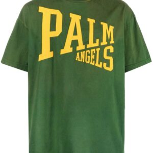 Palm Angels logo-print cotton T-shirt