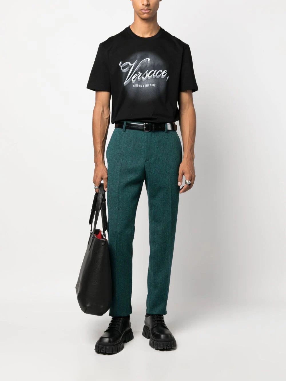 Versace logo-print cotton T-shirt - Image 2