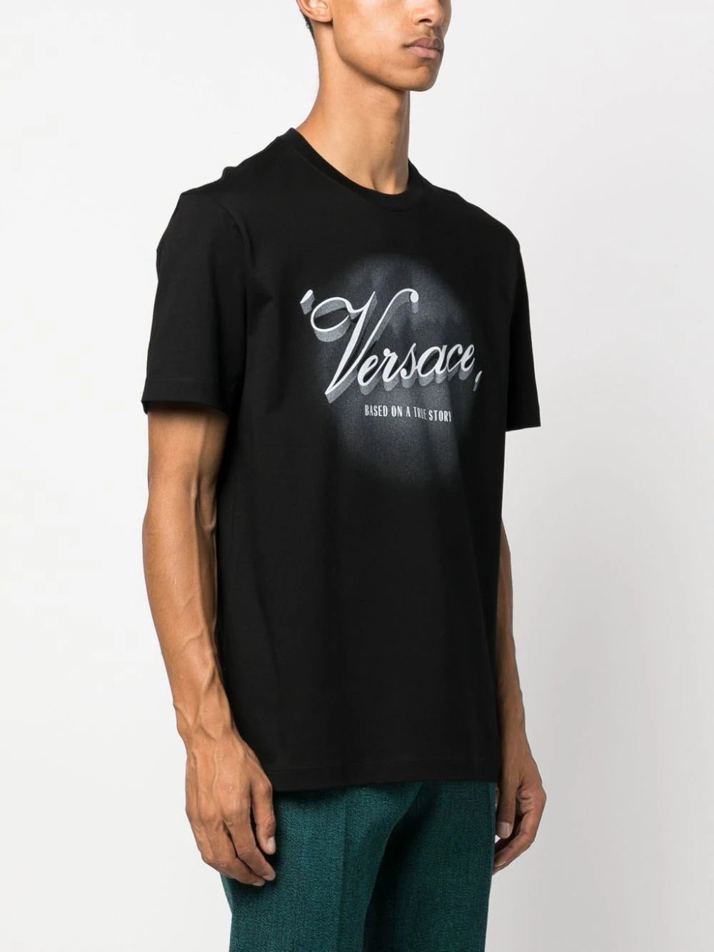 Versace logo-print cotton T-shirt - Image 3