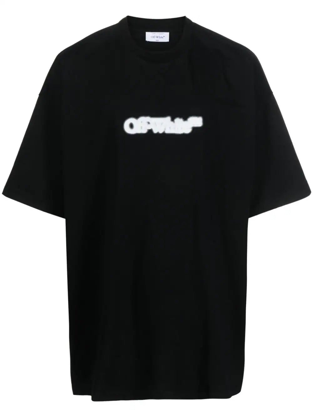 Off-White blurred logo-print cotton T-shirt
