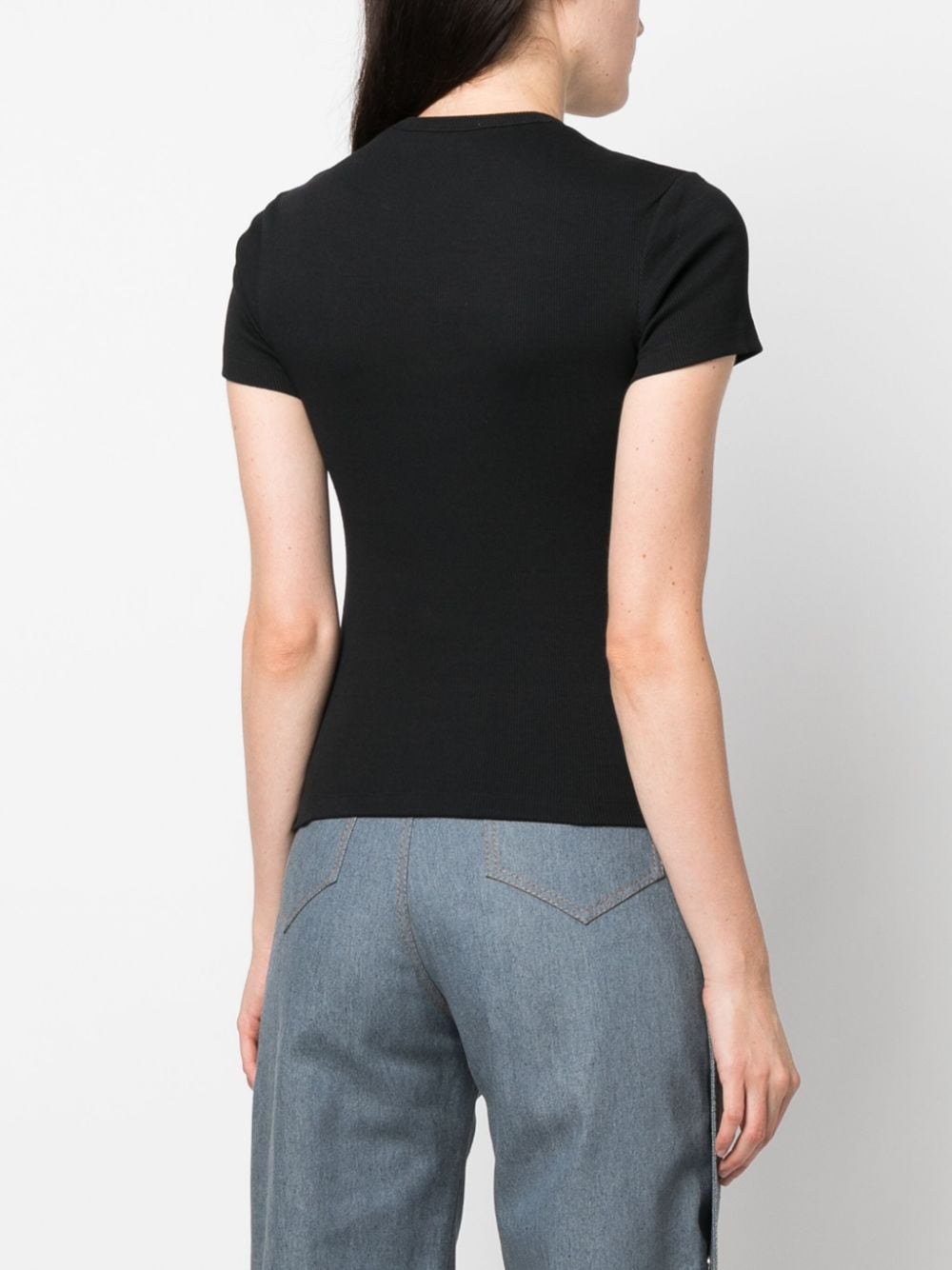 Off-White logo-print cotton-blend T-shirt - Image 4