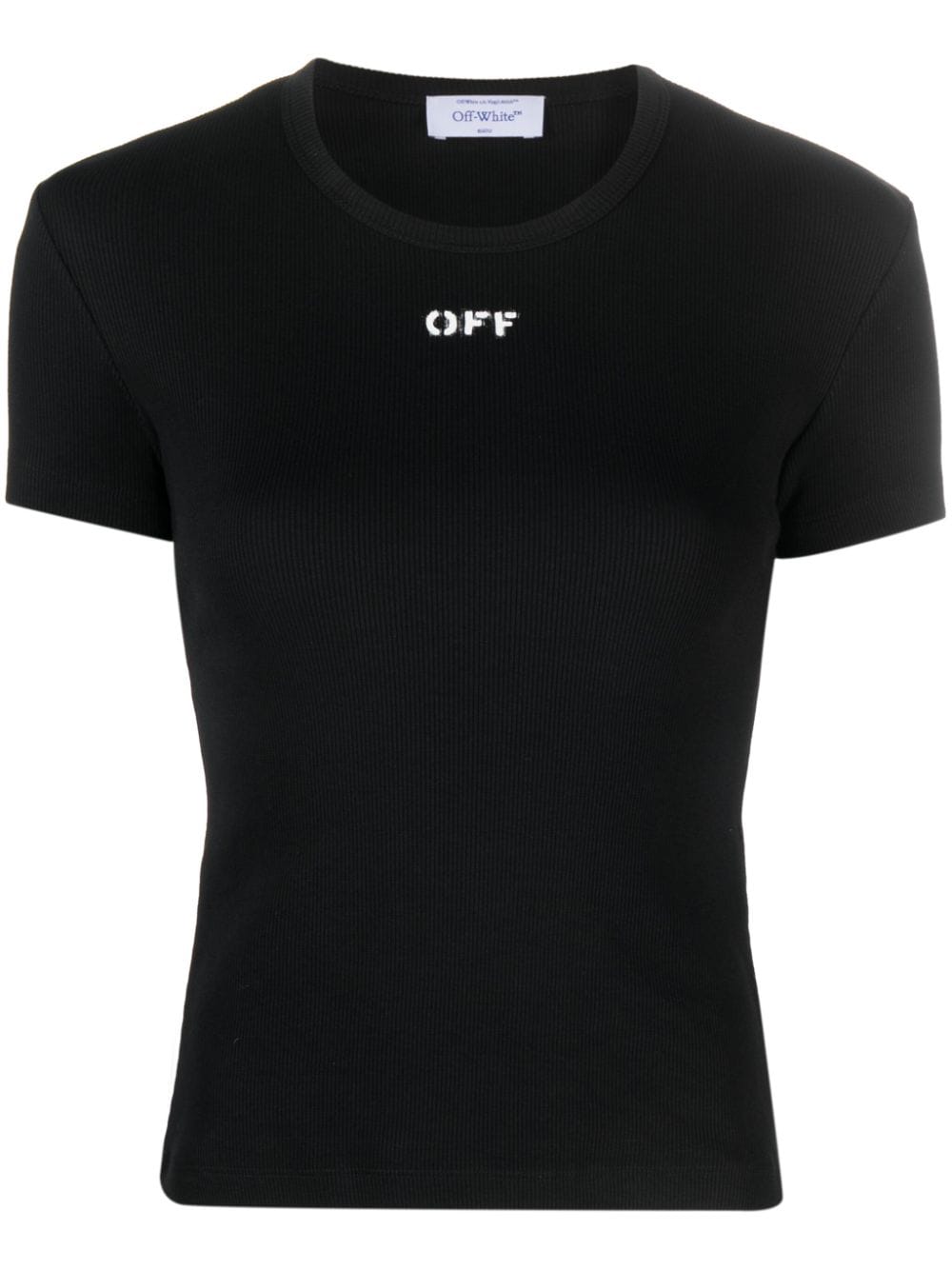Off-White logo-print cotton-blend T-shirt