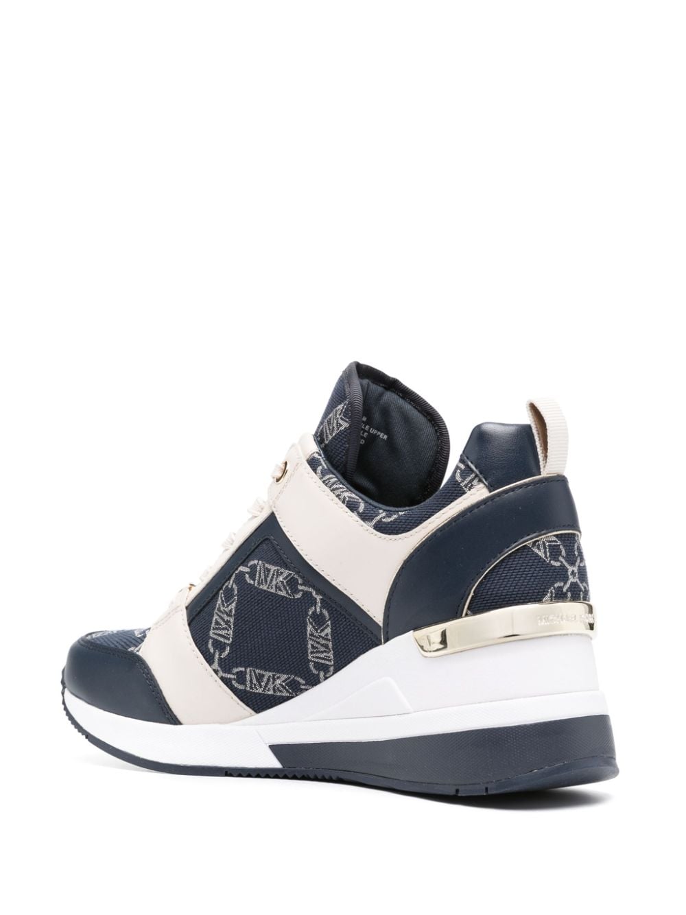 Michael Kors lace-up leather-trim sneakers - Image 3