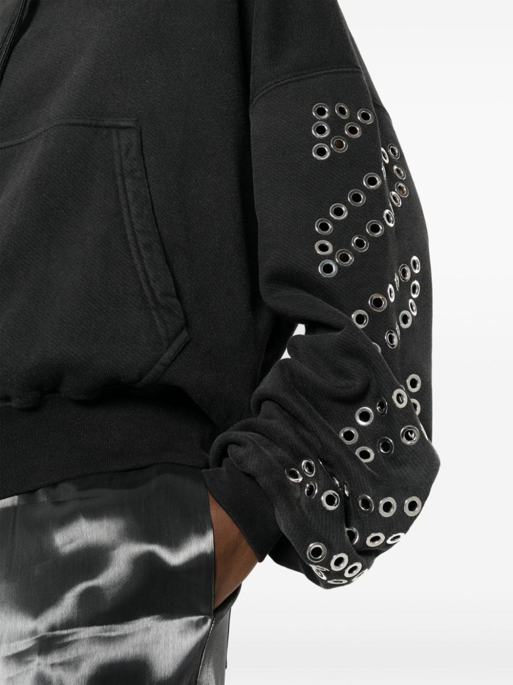 Off-White Diag-eyelet cotton hoodie - Image 5