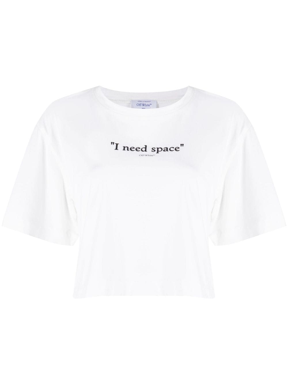Off-White slogan-print cotton T-shirt