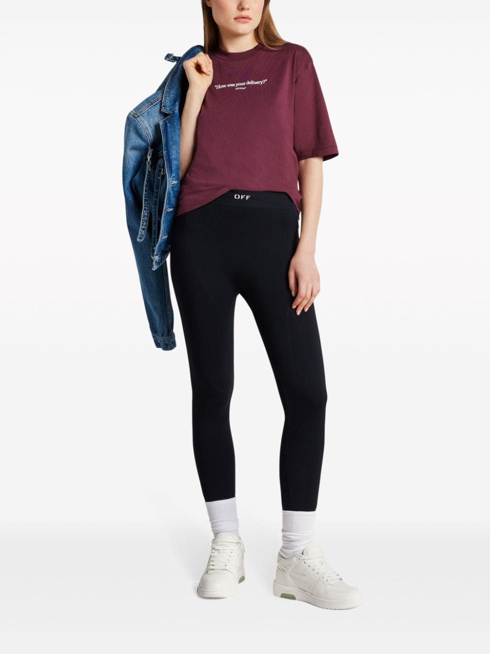 Off-White slogan-print cotton T-shirt - Image 2