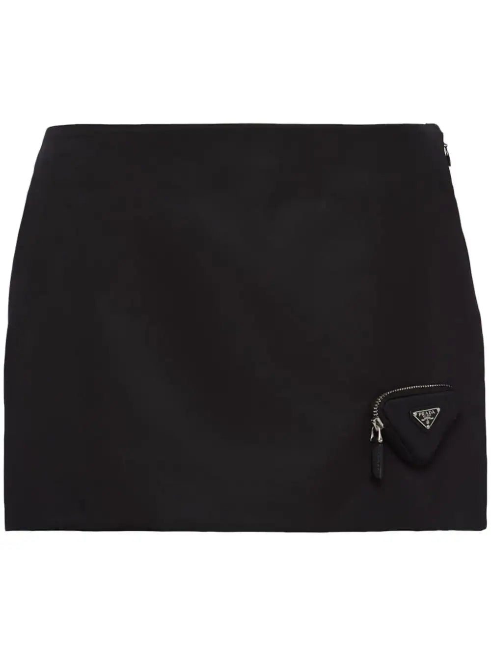 Prada Re-Nylon pouch-embellished miniskirt