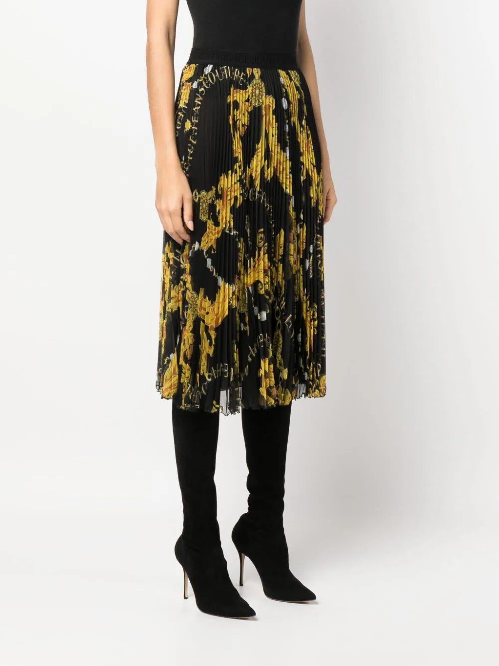 Versace Jeans Couture Chain Couture midi skirt - Image 3