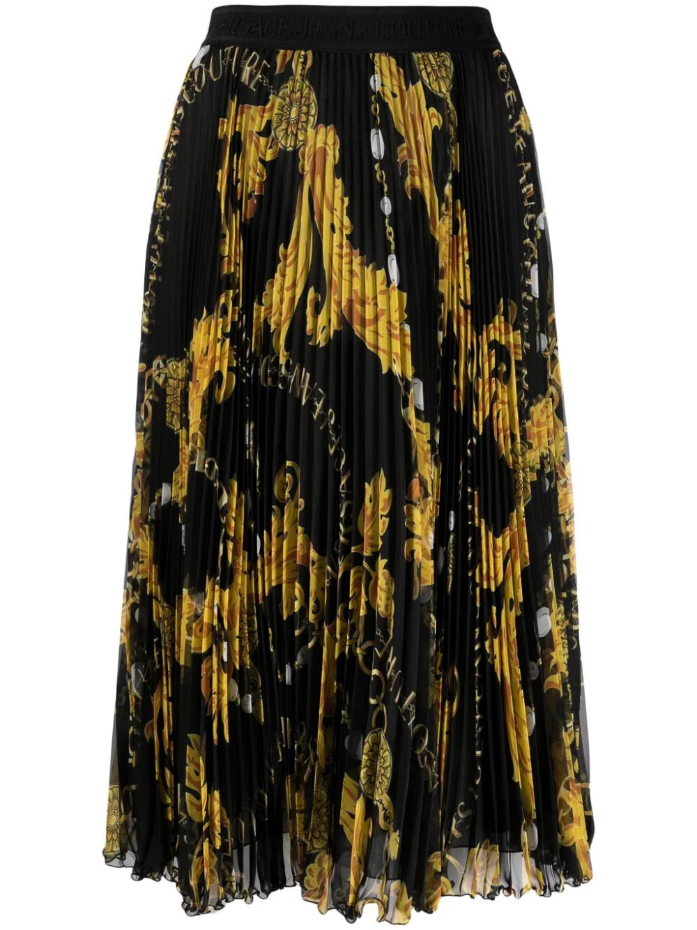Versace Jeans Couture Chain Couture midi skirt
