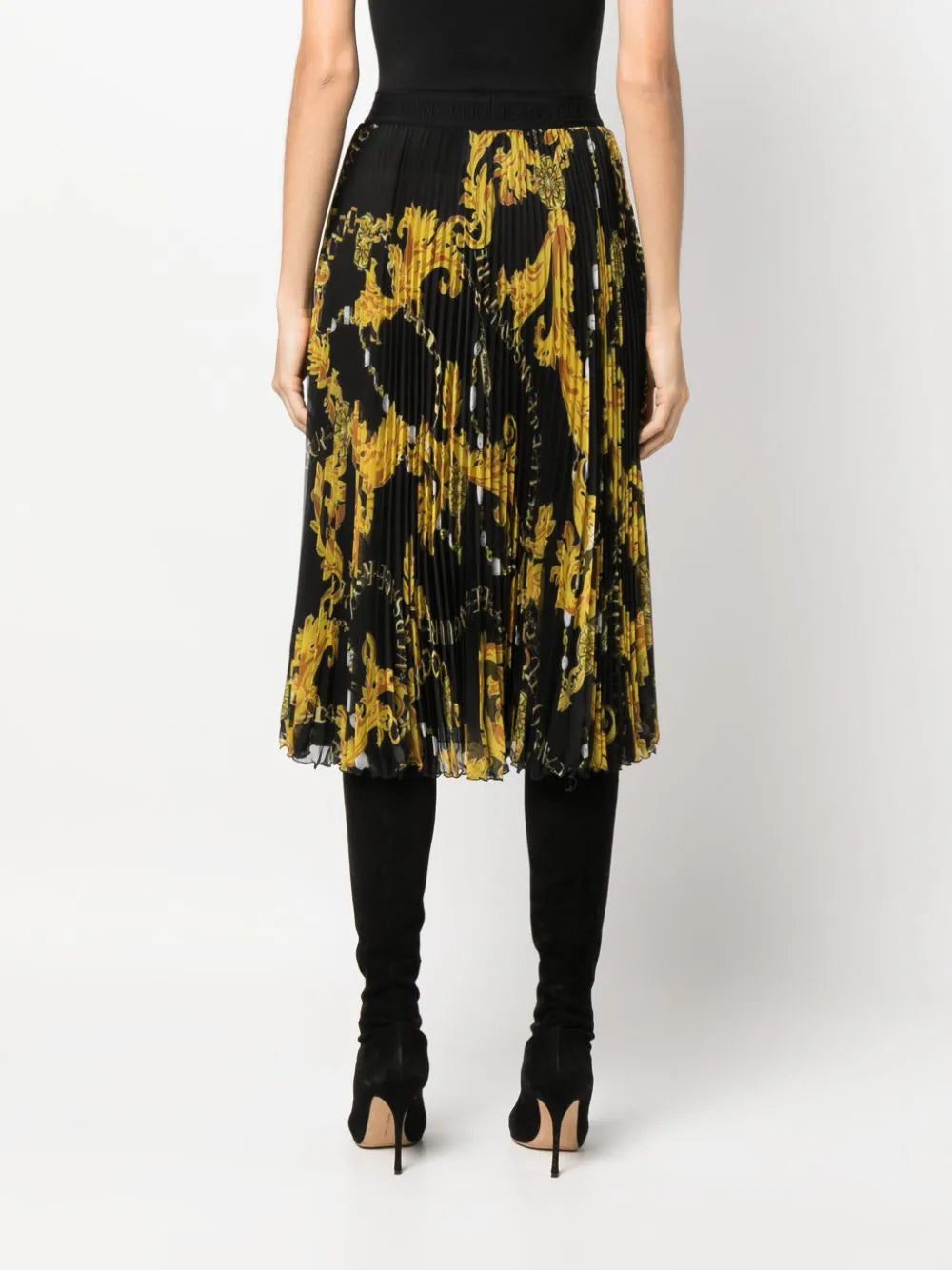 Versace Jeans Couture Chain Couture midi skirt - Image 4
