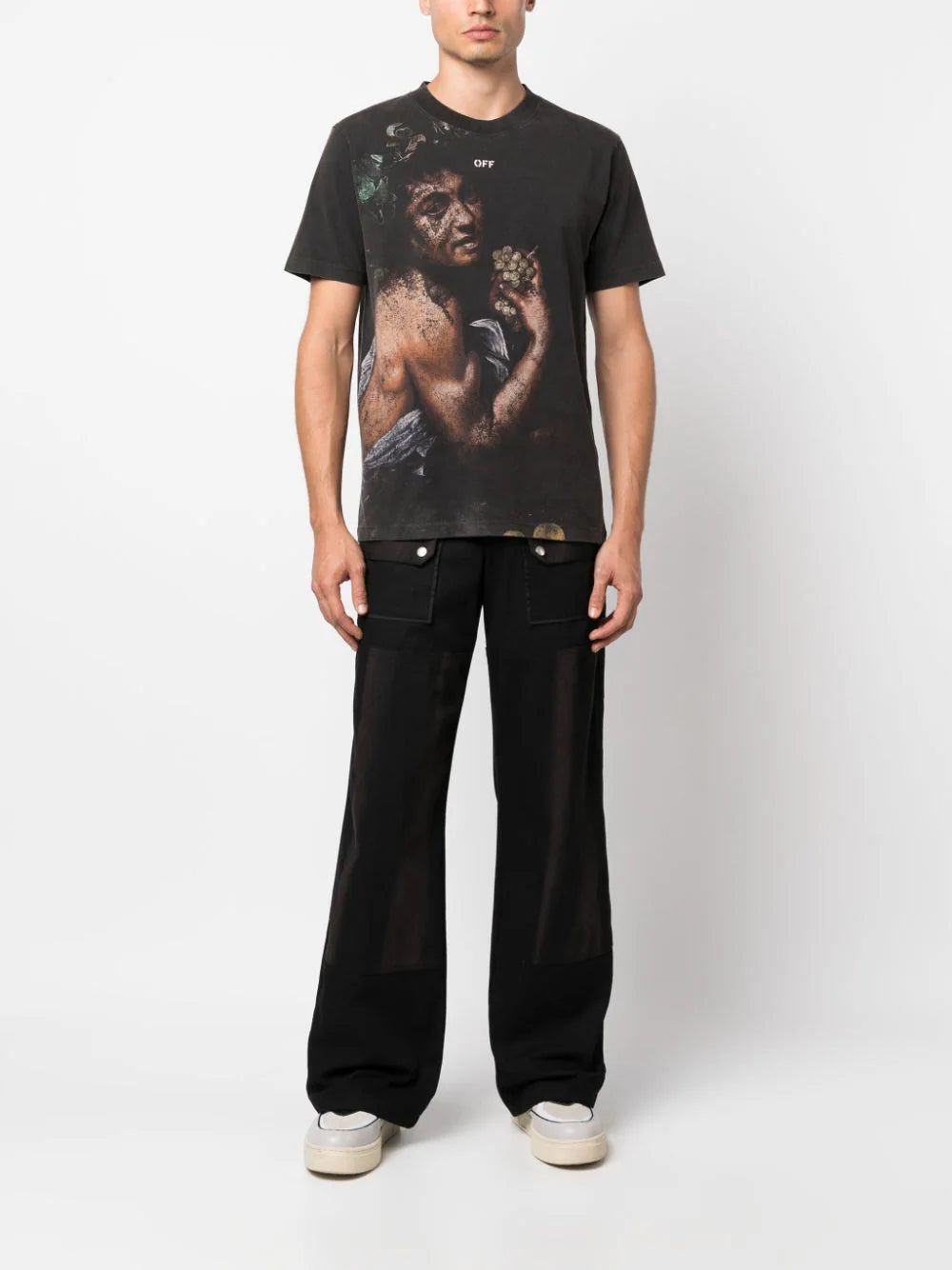 Off-White Bacchus-print cotton T-shirt - Image 2