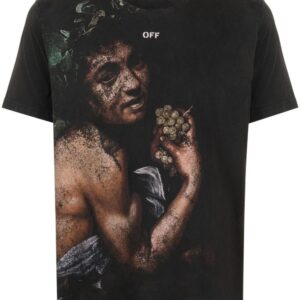Off-White  Bacchus-print cotton T-shirt